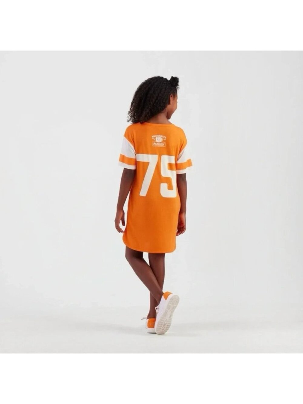 Academy Sports x Outdoors Whataburger Girls' Jersey T-Shirt Dress Medium (8-10) - Picture 3 of 4